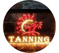 ADVPRO Tanning Sun Care Shop Dual Color LED Neon Sign Red & Yellow 600 x 400mm st6s64-i0187-ry