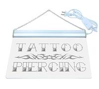 ADVPRO Tattoo Piercing Miami Ink Shop LED Neon Sign Multi-color 400 x 300mm st4s43-i559-c