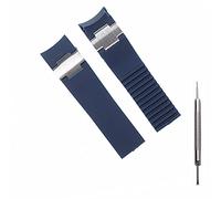 Adwoa Rubber Silicone 22mm Watch Band Straps Replacement with Spring Bar Tool - Watch Band Straps Compatible with Ulysse Nardin Maxi Marine/Diver/Black Sea Watches