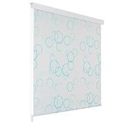 ADWOA Shower Roller Blind 120x240 cm Bubble,Waterproof Wet Room Bathroom Heavy Duty Shower Curtain, Anti Mould Mildew Resistant, Washable and Easy Dry