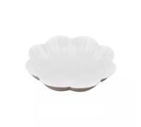 ADYHBFGT Kitchen Plates Ceramic Dinner Plate White Household Plate Deep Plate Creative Petal Cold Dish Plate Household Salad Plate Dessert Plate Restaurant Plates(S)