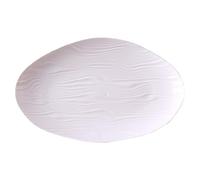 ADYHBFGT Kitchen Plates Household Steamed Fish Plate Rectangular Commercial Ceramic Large Dinner Plate Restaurant Plates(M)