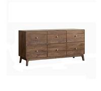 ADYHBFGT Kitchen Storage Cabinet 180x40x78cm Black Walnut Solid Wood Entrance Table Bedroom Storage Cabinet Living Room Side Against The Wall Decorative Furniture Storage Cabinet