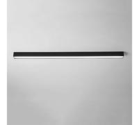ADYOLTB Minimalist Decoration LED Linear Ceiling Light Modern Hallway Flush Mount Ceiling Light Bar Metal Black Long Strip Lighting Fixture White Office Kitchen Dining Room