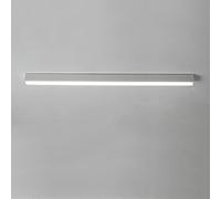 ADYOLTB Minimalist Decoration LED Linear Ceiling Light Modern Hallway Flush Mount Ceiling Light Bar Metal Black Long Strip Lighting Fixture White Office Ceiling Light For Kitchen Dining Room