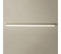 ADYOLTB Minimalist Decoration LED Linear Ceiling Light Modern Hallway Flush Mount Ceiling Light Bar Metal Black Long Strip Lighting Fixture White Office Ceiling Light For Kitchen Dining Room