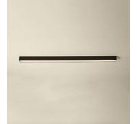 ADYOLTB Minimalist Decoration LED Linear Ceiling Light Modern Hallway Flush Mount Ceiling Light Bar Metal Black Long Strip Lighting Fixture White Office Ceiling Light for Kitchen Dining Room