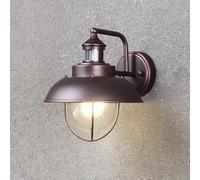 ADYOLTB Vintage Outdoor Strong Robust External Outdoor Wall Light Fixtures Wall Mounted Porch Light Waterproof Wall Lantern with Seeded Glass Metal Industrial Wall Sconces for Door Garage Outside