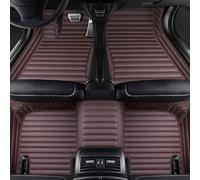 ADZLBSHA Car Floor Mats Custom for MG HS Trophy 2024 2025, Automotive Leather Liners Carpets Protection Accessories, Luxury Front Rear Row Waterproof Foot Cargo Pads, C/Coffee