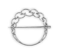 AE Williams Stunning Pewter Pennanular Celtic Knot Loop Interlace Scarf Sash Ring