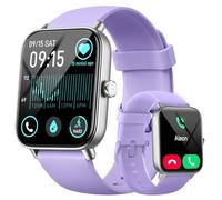 aeac Smart Watches for Women(Answer/Make Call), Alexa Built-in 1.8" HD Ladies Smartwatch with Heart Rate/SpO2/Sleep Monitor, 110+Sports, IP68 Step Counter Fitness Tracker (Purple, S/M/L)