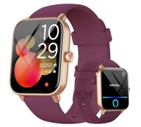 aeac Smart Watches for Women(Answer/Make Call), Alexa Built-in 1.8" HD Ladies Smartwatch with Heart Rate/SpO2/Sleep Monitor, 110+Sports, IP68 Step Counter Fitness Tracker (Deep Purple, S/M/L)