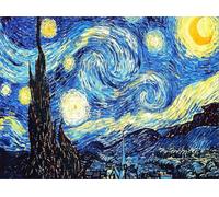 Aeadar Diamond Painting Kits, Van Gogh Starry Night, DIY Full Round Drill Diamond Art Kit for Adults, Arts Crafts for Home Decor 12x16 Inches