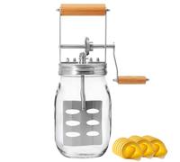 Aeaker Glass Butter Churn; Delicious Homemade Butter in as Little as Ten Minutes; Large 32-Fluid Ounce Capacity Butter Churner, 1 EA