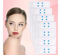 Aeaocvo 120 PCS Face Lift Tape Invisible Face Tape Lift Clear Face Lifting Tape Instantly Lifts Sagging Skin Around, Facelift Tape, V Face Tape for Wrinkles Sagging Skin, Hides The Double Chin