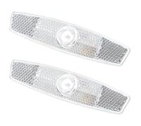 Aeaocvo 2 Pack Bike Wheel Reflectors Bicycle Spoke Reflector, Bike Front and Rear Safety Warning Reflector for Night Cycling Mountain Bikes Road Bikes