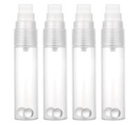 Aeaocvo 4 Pack Refillable Paint Pens Empty Paint Pen 15 mm Flat Head Graffiti Markers, Clear Acrylic Fillable Paint Marker Pens for Oil Water, Watercolor Painting, Doodling, Paper Drawing