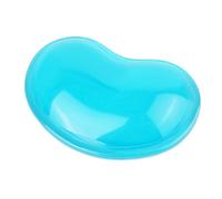Aeaocvo Mouse Wrist Rest Silicone Gel Keyboard Wrist Rest Mouse Pad Translucence Blue Mouse Wrist Support for Office Work Home Computer Gaming