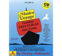 Aebersold Volume 54 - Maiden Voyage (Book & CD) 14 Easy-to-Play Jazz Tunes