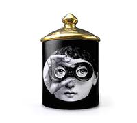 AEBOOY Lina Cavalieri Ceramic Aromatherapy Candle Jar, Fornase Pen Holder, Beauty Ceramic Storage Jar, Mini Vase, Candle Holder Tray, Home Decorative Bottles, Decorative Jars (S7)