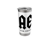 AECG for Those About to Uke Hard Rock Ukulele Player Design Stainless Steel Insulated Tumbler
