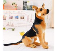 AECHII 30-90cm giant plush dog toy stuffed animal German shepherd dog plush toy a for boys and children 75cm sitting