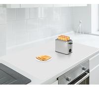 AECHY Silicone Mats for Worktops 90x60x0.2cm, Heat Resistant Mat Waterproof Kitchen Worktop Protector, Extra Large Silicone mat, Nonstick Craft Mat Kitchen Table Placemats for Countertop, Transparent