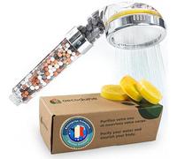 Aecodune XL Vitamin C Premium Shower Head with Water Filter - Become Sublime - Anti-Limescale Shower Head, Eliminates 99% Chlorine & More - Beauty & Purity - Eco Water Filter with Scents & Pressure