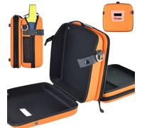 AED Defibrillator Bag - Portable Carry Case with Transparent Window & Reflective Strips for Emergency Storage in Office, Home, Gym & Public Places