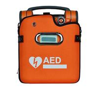 AED Defibrillator Storage Bag, AED Bag with Adjustable Shoulder Straps, 23 * 21 * 8cm Moderate Size, Eye-Catching Color, High-density Rip-stop and Waterproof Fabric, for Camping, Travel, Outdoor Sport
