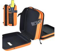 Aed Defibrillator Storage Bag, Defibrillator Pouch Emergency Instrument Container, 2-Layer Design, Adjustable Shoulder Straps, for Home, Hospital
