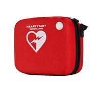 AED Defibrillator Storage Bag, Portable Container with Remote Control Signal Hole, Eye-catching Cross Symbol for AED120P Series