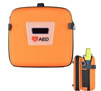 AED Defibrillator Storage Bag, Portable Emergency Bag with Adjustable Shoulder Straps, Two-Layer Design for Home, Office, and Public Places
