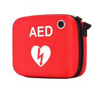 AED Defibrillator Storage Bag, Portable Storage Box, Carrying Strap and Eye-catching Colors, Suitable for AED120P Series, Emergency Equipment Container in Public Places