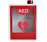 AED Defibrillator Storage Cabinet,Wall Mounted Cardiac Defibrillation Alarm Box,with System,Double Switch Control