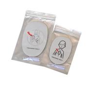 AED Trainer First Aid Training Kit CPR Teaching Machine Defibrillator First-aid Device Unit Voice Prompts English French Spanish German Dutch Danish Portuguese Languages (1Adult+1Child)