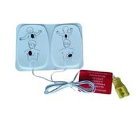 AED Trainer First Aid Training Kit CPR Teaching Machine Defibrillator First-aid Device Unit Voice Prompts English French Spanish German Dutch Danish Portuguese Languages (2ChildConnector)