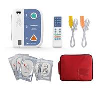 AED Trainer, XFT Portable AED Training Kit Essentials AED Training Device in English, French for Defibrillator Trainee Beginner (XFT-120C+)