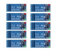 AEDIKO 10pcs 5V 1 Channel Relay Module Low Level Trigger Expansion Plate Load Controlled Switch Module for Household Appliance Control