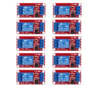 AEDIKO 10pcs Relay Module DC 12V Relay Board 1 Channel with Optocoupler Isolation Support High or Low Level Trigger