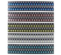 AEDIKO 1206 SMD LED Kit 200pcs 5 Colors SMD LED Diode Lights Kit Super Bright Lighting Bulb Lamps,Electronics Components Light,Emitting Diodes (Mini Chip 0.12 x 0.06 inch)