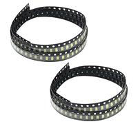 AEDIKO 200pcs 1206 SMD LED Diode Surface Mounted Devices White LED Diode Lights Lighting Bulb Lamps Electronics Components Light Emitting Diodes