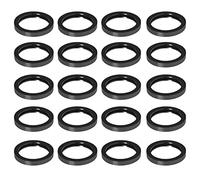 AEDIKO 20pcs Gas Fuel Can Spout Gaskets Washer Seals Rubber Jerry Can Cap Gasket Set Replacement Compatible with Most Gas Can Spout
