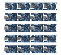 AEDIKO 20pcs TP4056 Type-C USB 5V 1A 18650 Lithium Battery Charger Module Li-ion Charging Board TC4056A with Dual Protection Function