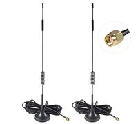 AEDIKO 2pcs 4G LTE Antenna 7dBi Magnetic Base 4G Aerial RP-SMA Male Antenna for 4G LTE Router Gateway Modem Hotspot Cellular