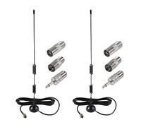 AEDIKO 2pcs DAB FM Antenna Magnetic Base FM Radio Aerial for Indoor Digital DAB Radio Bluetooth Stereo Receiver AV Audio Vedio