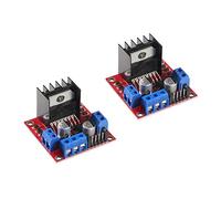 AEDIKO 2pcs L298N Motor Drive Controller Board DC Dual H-Bridge Robot Stepper Motor Control and Drives Module