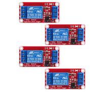 AEDIKO 4pcs Relay Module DC 24V Relay Board 1 Channel with Optocoupler Isolation Support High or Low Level Trigger