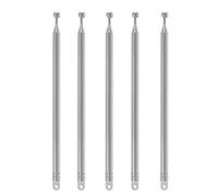 AEDIKO 5pcs Telescopic Antenna 7 Sections Telescopic 74cm AM FM Antenna Portable Radio Antenna Replacement for Radio, TV and Other Electric Products
