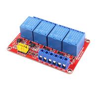 AEDIKO DC 12V Relay Module 4 Channel Relay Board Shield with Optocoupler Isolation Suport High/Low Level Trigger